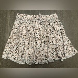 JAPNA LEOPARD PRINT FLOWY SHORTS / SKORT - Size Small SKU:554
